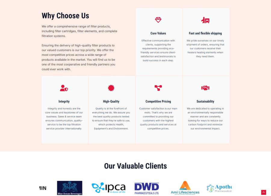 WordPress Website Design Project corporate site Dhanalaxmi Corporation India